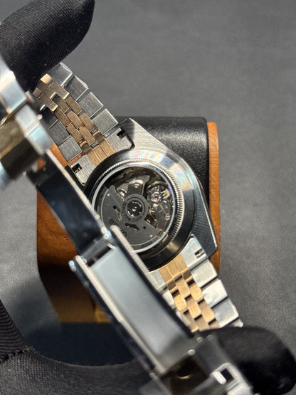 DJ-Fluted "Two Tone Rosegold Brown"