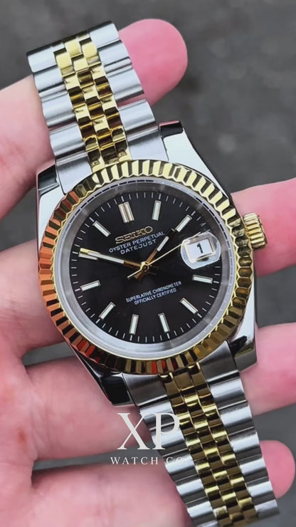 DJ-Fluted "Executive Legacy" | Two-Tone Black Dial