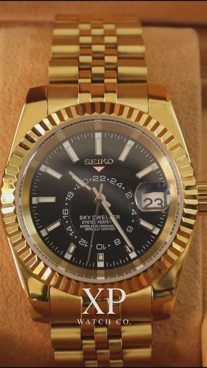 Sky-Dweller Gold "Negro"