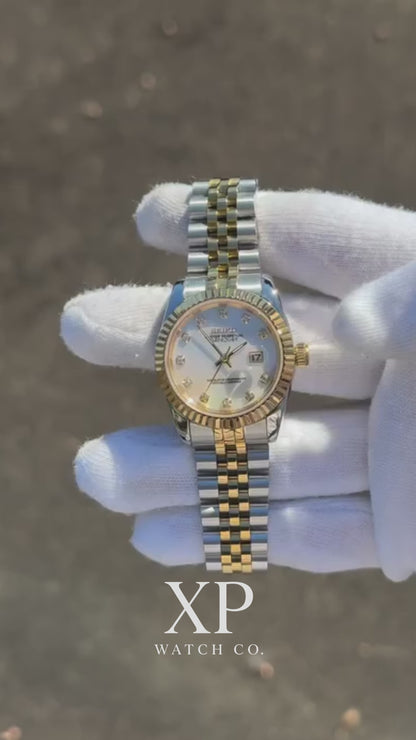 Ladyjust "Two-Tone Silver Diamond"