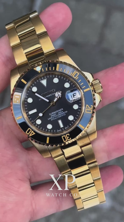 Sub-Diver "Gold Black"