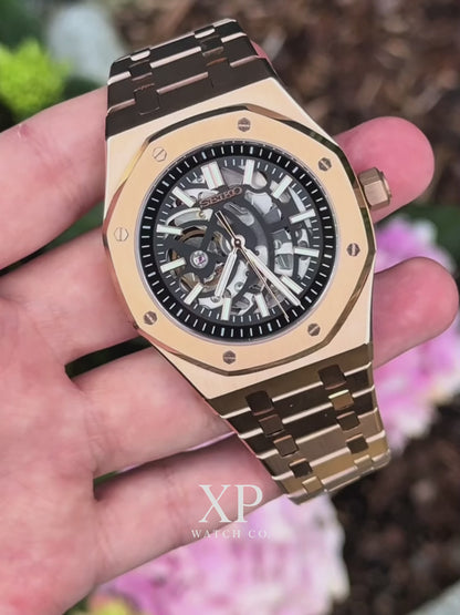 ROAK "Skeleton Rose Gold"