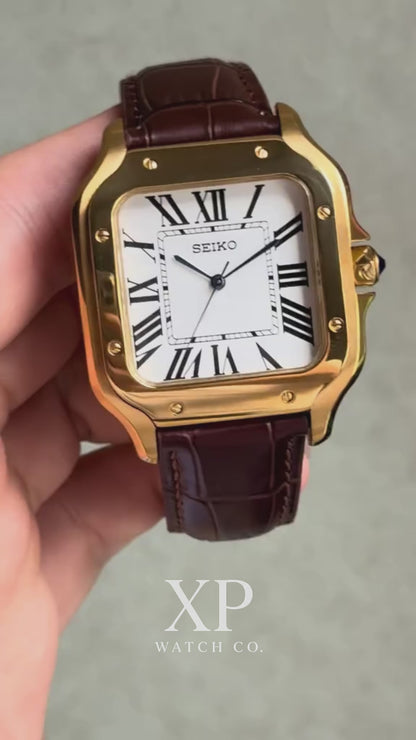 Santeiko Mod "Gold White Roman" Leather