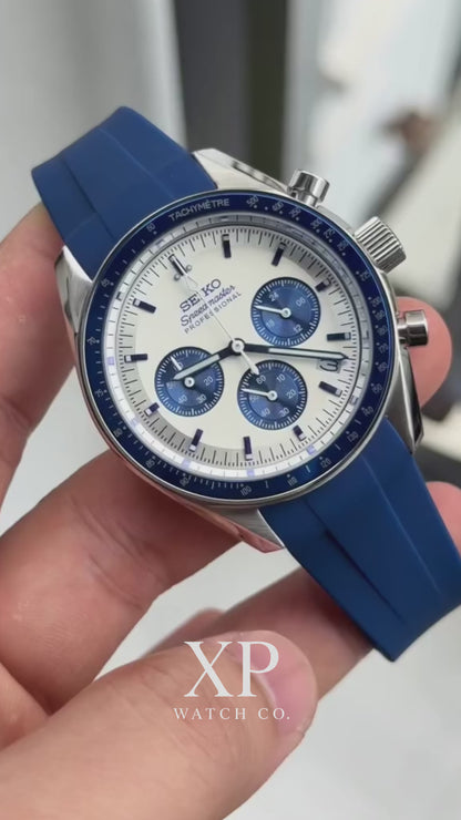 Speedy Mod ‘Snoopy’ Blue Rubber Strap