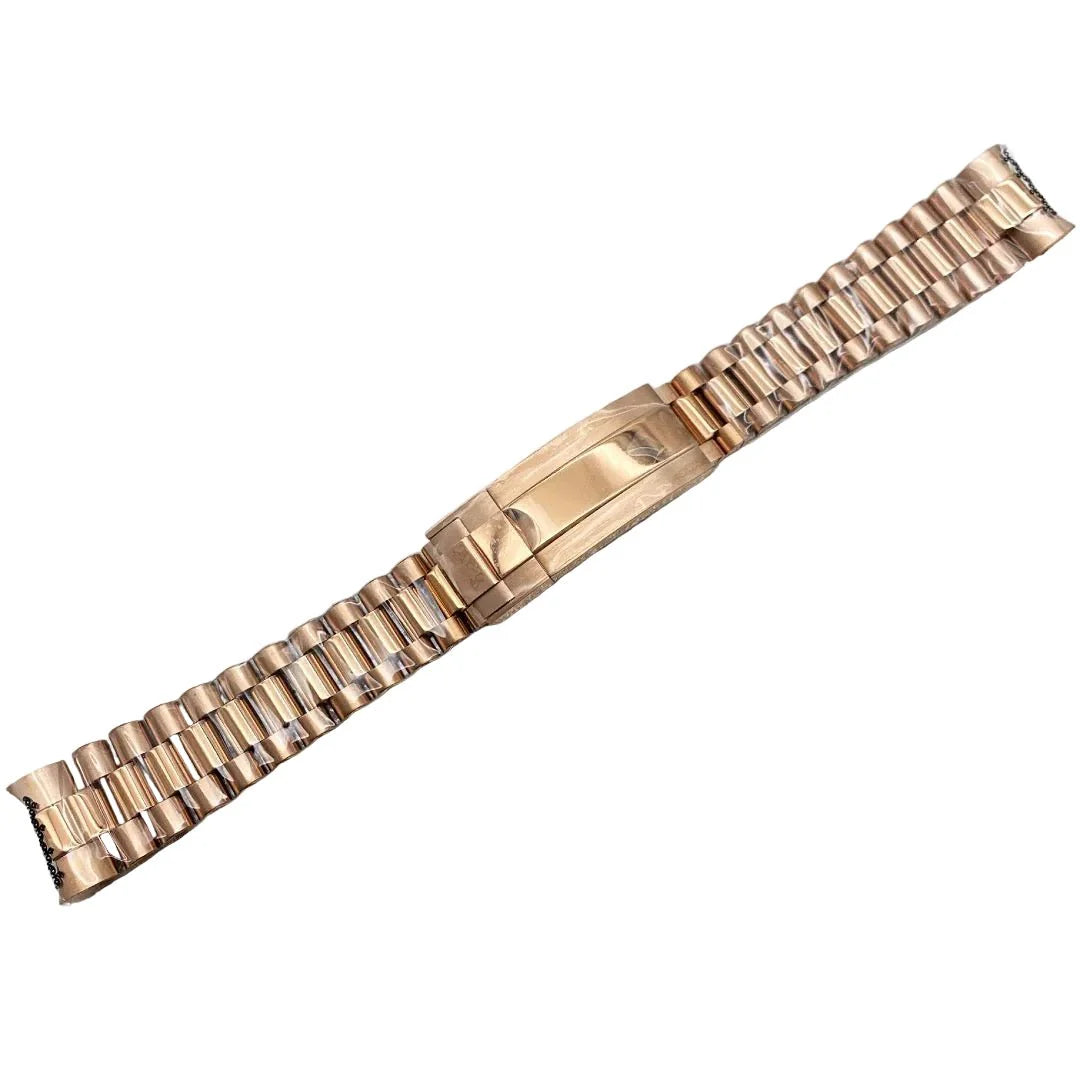 Correa Estilo President - Reloj personalizado con acero inoxidable 316L y cristal de zafiro | XP Watch Co.
