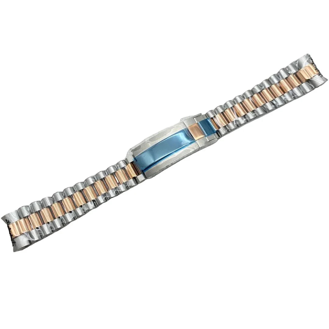 Correa Estilo President - Reloj personalizado con acero inoxidable 316L y cristal de zafiro | XP Watch Co.