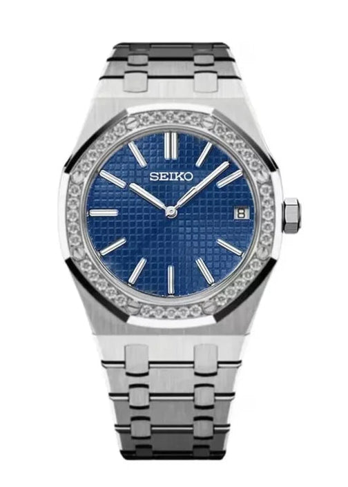 ROAK "Diamond" Blue para Mujer - Reloj personalizado con cristal de zafiro y acero inoxidable 316L | XP Watch Co.