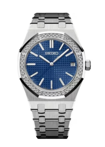 ROAK "Diamond" Blue para Mujer - Reloj personalizado con cristal de zafiro y acero inoxidable 316L | XP Watch Co.