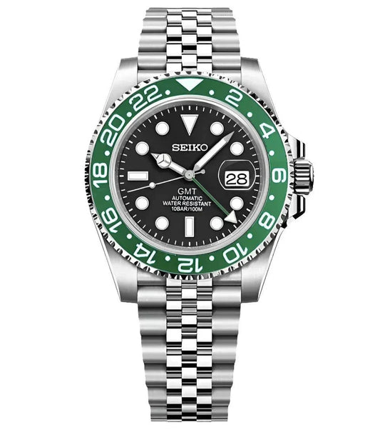 XP Mod Sub-Diver "Kermit" con movimiento NH35, cristal zafiro y acero 316L | XP Watch Co.