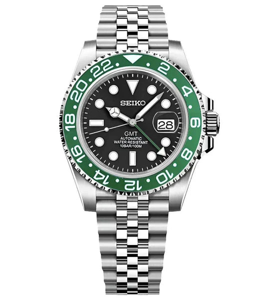 Sub-Diver "Kermit" con movimiento NH35, cristal zafiro y acero 316L | XP Watch Co.