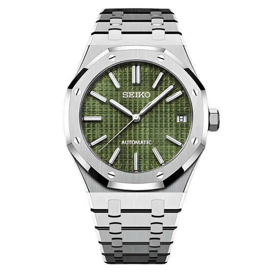 Reloj Automático XP Mod XP Mod ROAK "Olive Green" - NH35 automático acero 316L cristal zafiro | XP Watch Co.