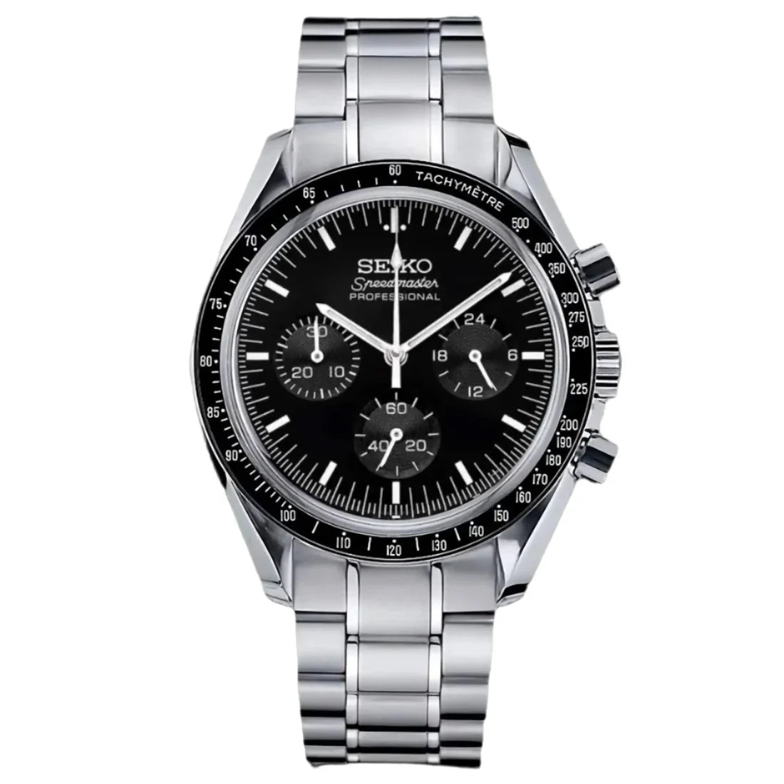 cronógrafo Speedy Chrono "Moonwatch" - Reloj personalizado con cristal de zafiro y acero inoxidable 316L | XP Watch Co.