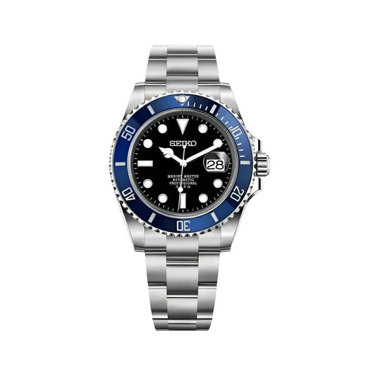 XP Mod Sub-Diver "Blue Black" (Cookie Monster) con movimiento NH35, cristal zafiro y acero 316L | XP Watch Co.