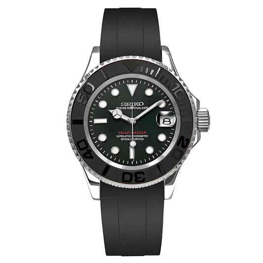 Reloj Automático XP Mod Yacht Master "Silver" con movimiento NH35, cristal zafiro y acero 316L | XP Watch Co.