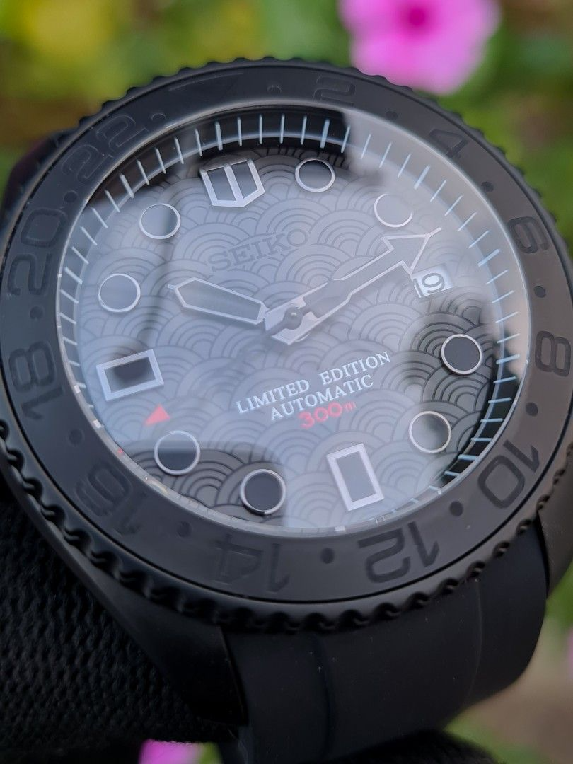 Seimod Seigaiha Dial, Knight - Reloj personalizado con movimiento automático NH35 y cristal de zafiro | XP Watch Co.