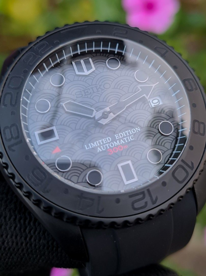 Seimod Seigaiha Dial, Knight - Reloj personalizado con movimiento automático NH35 y cristal de zafiro | XP Watch Co.