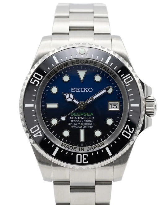 XP Mod Sub-Diver Sea-Dweller "Deep Sea" con movimiento NH35, cristal zafiro y acero 316L | XP Watch Co.