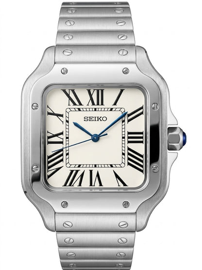 Santeiko Mod Classic White - Reloj personalizado con cristal de zafiro y acero inoxidable 316L | XP Watch Co.