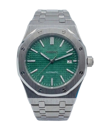 ROAK "Emerald Green" - Reloj personalizado con movimiento automático NH35 y cristal de zafiro | XP Watch Co.