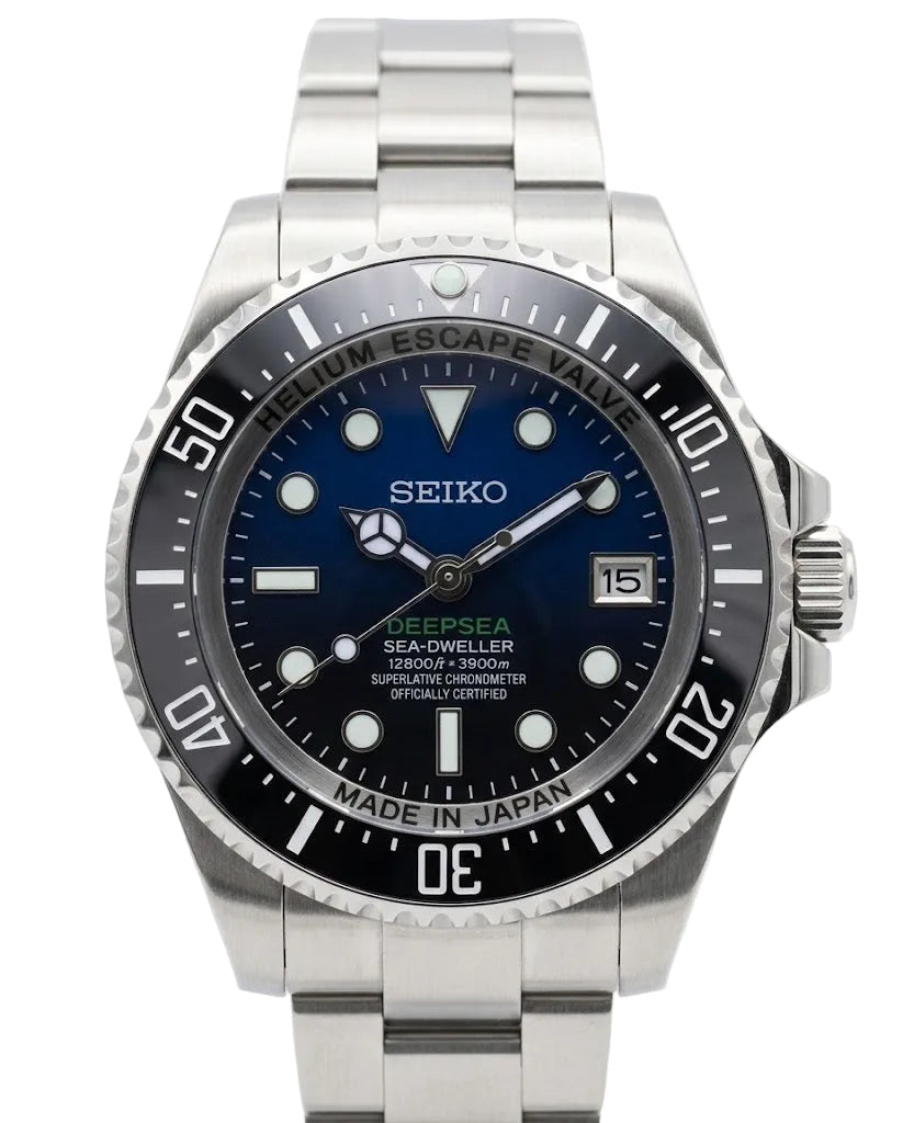 Sub-Diver Sea-Dweller "Deep Sea" con cristal zafiro, acero 316L, movimiento NH35 automático | XP Watch Co.
