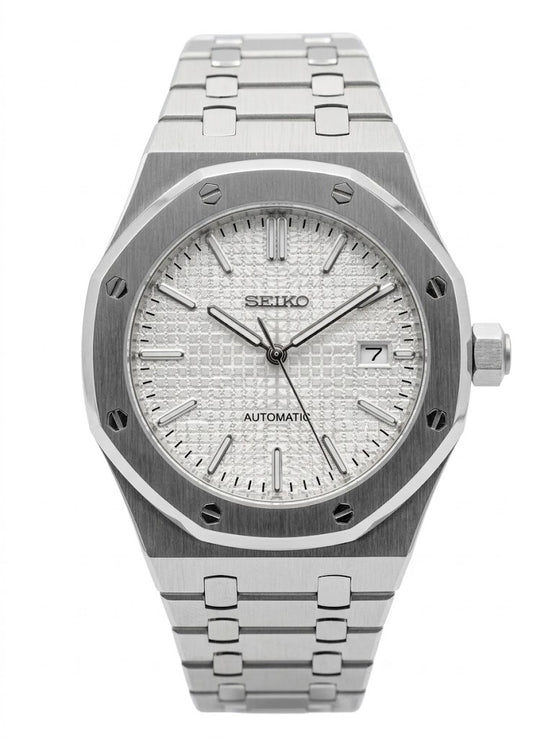 Reloj Automático XP Mod XP Mod ROAK "Classic White" - NH35 automático acero 316L cristal zafiro | XP Watch Co.