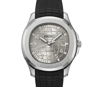 Aqua-Tropic Mod Silver - Reloj personalizado con cristal de zafiro y movimiento automático NH35 | XP Watch Co.