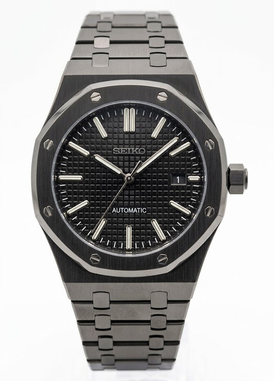 Reloj Automático XP Mod XP Mod ROAK "Black Classic" - NH35 automático acero 316L cristal zafiro | XP Watch Co.