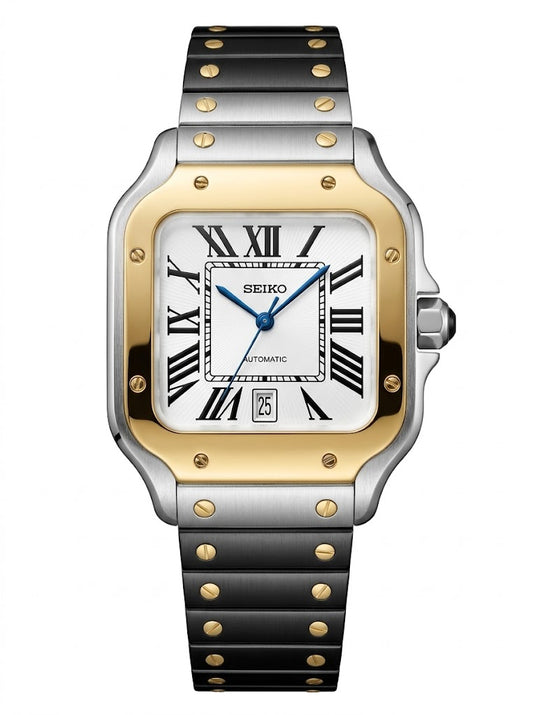 XP Mod S-Aviator Mod "Two Tone" - NH35 automático con cristal zafiro y acero 316L | XP Watch Co.